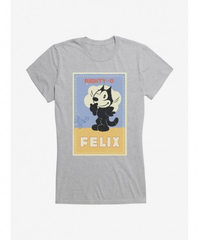 Fashion Felix The Cat Mighty-O Girls T-Shirt $9.56 T-Shirts