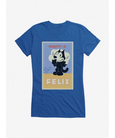 Fashion Felix The Cat Mighty-O Girls T-Shirt $9.56 T-Shirts