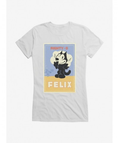 Fashion Felix The Cat Mighty-O Girls T-Shirt $9.56 T-Shirts