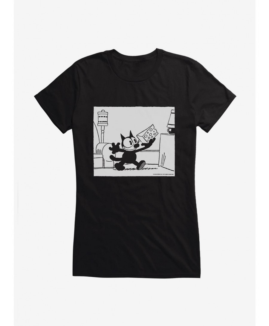 Big Sale Felix The Cat The Cheese Girls T-Shirt $6.57 T-Shirts