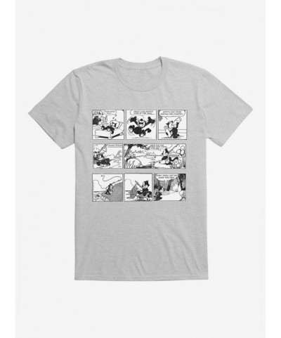 Hot Sale Felix The Cat Relaxing Day Comic Strip T-Shirt $5.93 T-Shirts