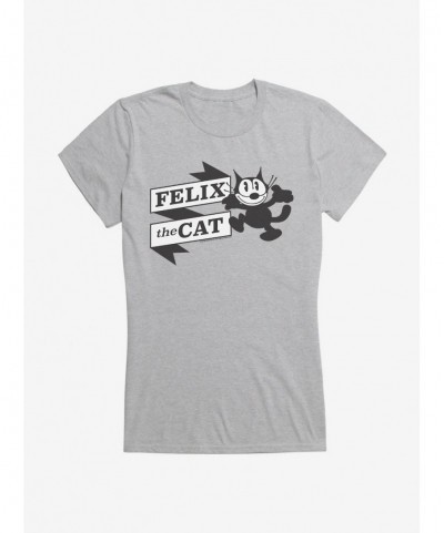 Special Felix The Cat Happy Logo Girls T-Shirt $6.18 T-Shirts