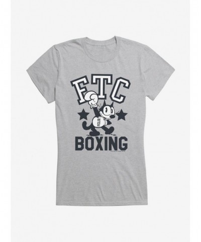 Hot Selling Felix The Cat FTC Boxing Girls T-Shirt $8.57 T-Shirts