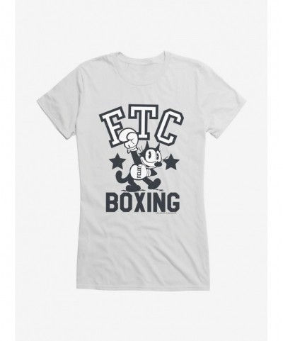 Hot Selling Felix The Cat FTC Boxing Girls T-Shirt $8.57 T-Shirts