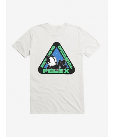 Wholesale Felix The Cat Original Triangular Graphic T-Shirt $6.69 T-Shirts