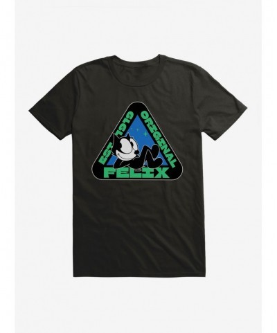 Wholesale Felix The Cat Original Triangular Graphic T-Shirt $6.69 T-Shirts