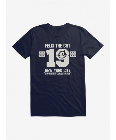 Value Item Felix The Cat NYC Championship League Division T-Shirt $8.60 T-Shirts