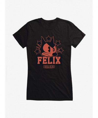 Flash Deal Felix The Cat Est. 1919 Girls T-Shirt $9.56 T-Shirts