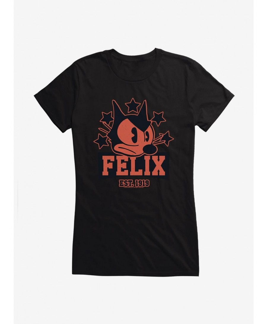 Flash Deal Felix The Cat Est. 1919 Girls T-Shirt $9.56 T-Shirts