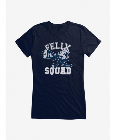 Seasonal Sale Felix The Cat Hey Squad Girls T-Shirt $9.96 T-Shirts