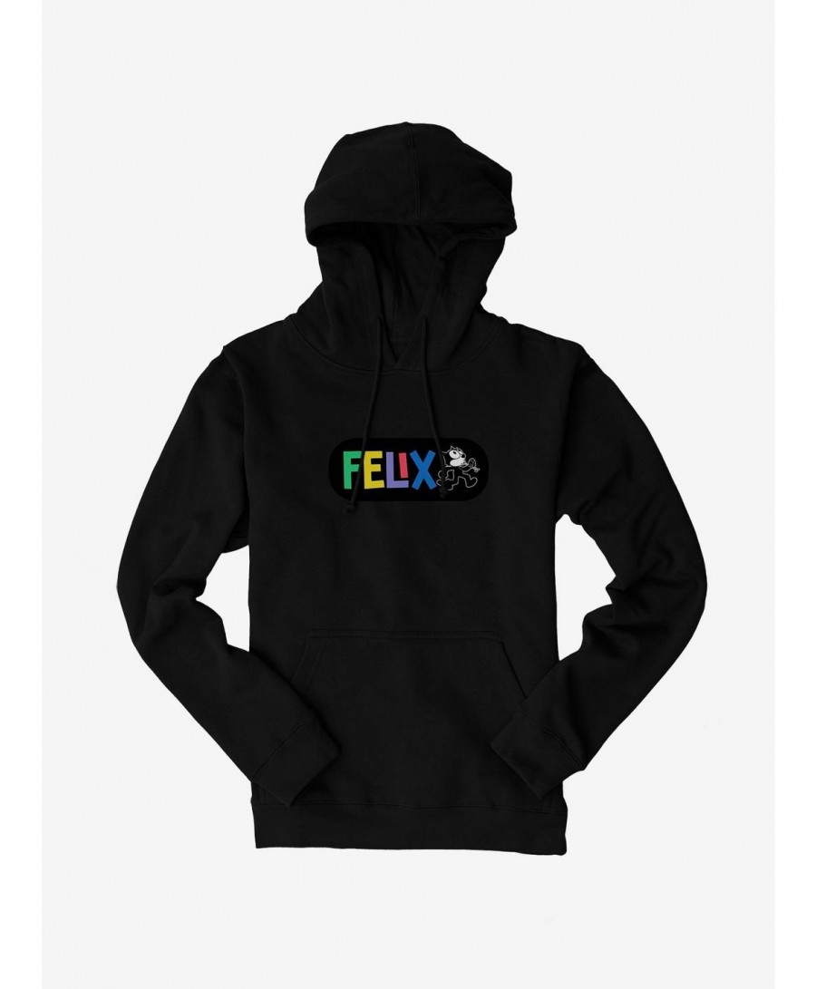 Cheap Sale Felix The Cat Whistling And Walking Hoodie $13.29 Hoodies