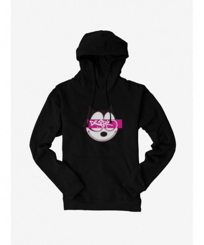 Premium Felix The Cat Graffiti Art Text Box Hoodie $12.93 Hoodies