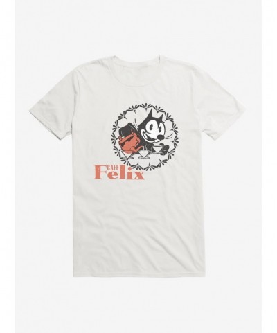 Hot Sale Felix The Cat The Cat Cafe Felix T-Shirt $6.12 T-Shirts