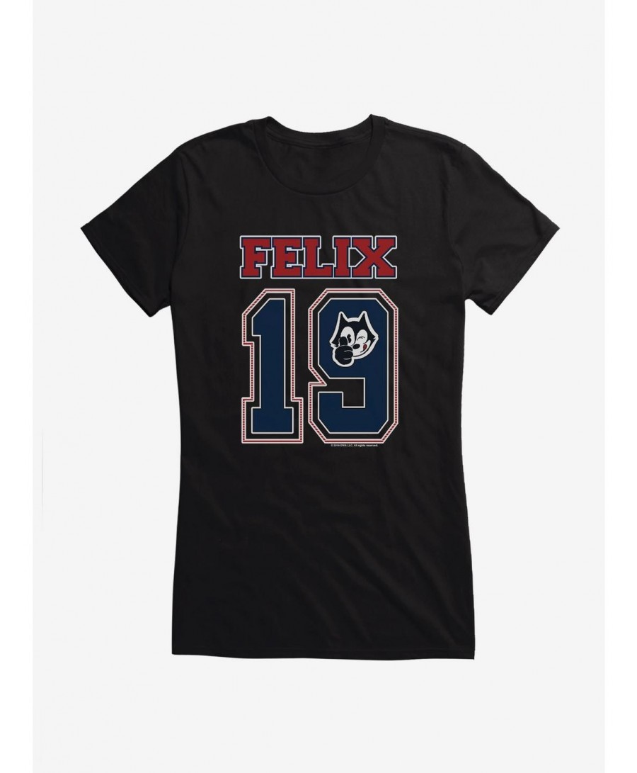 Limited Time Special Felix The Cat Number 19 Girls T-Shirt $9.96 T-Shirts