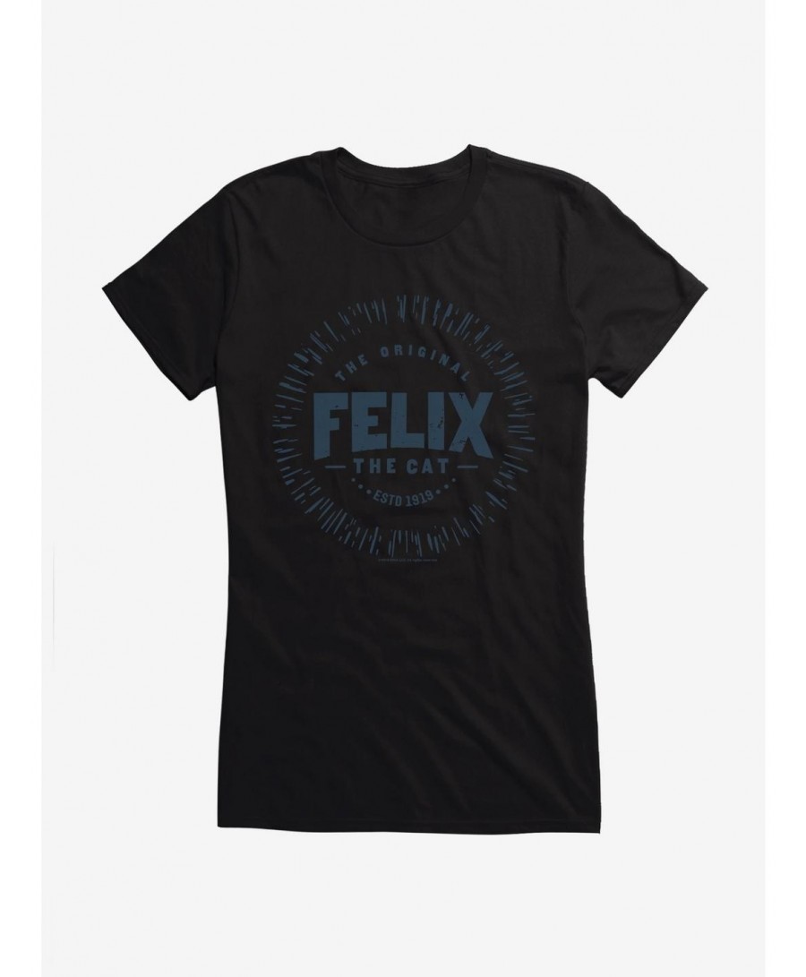 Value Item Felix The Cat ESTD 1919 Girls T-Shirt $8.17 T-Shirts