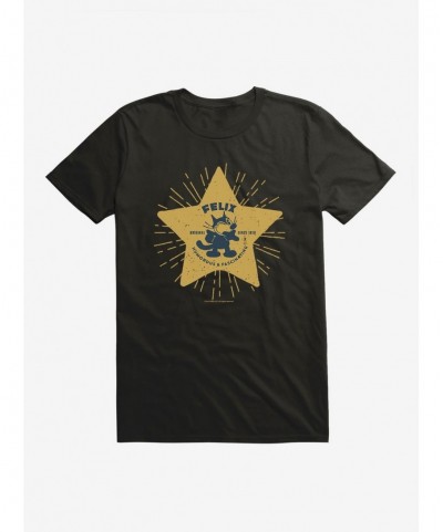 Best Deal Felix The Cat Star Logo T-Shirt $6.69 T-Shirts