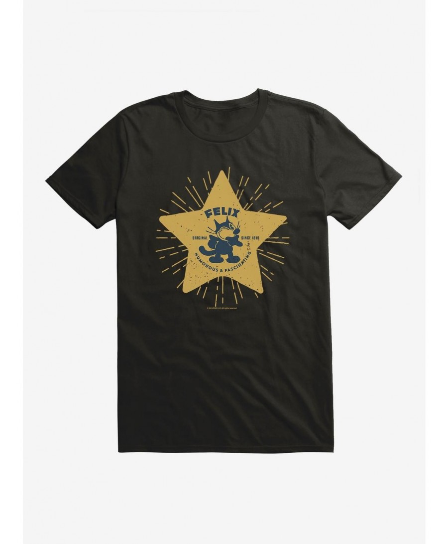 Best Deal Felix The Cat Star Logo T-Shirt $6.69 T-Shirts