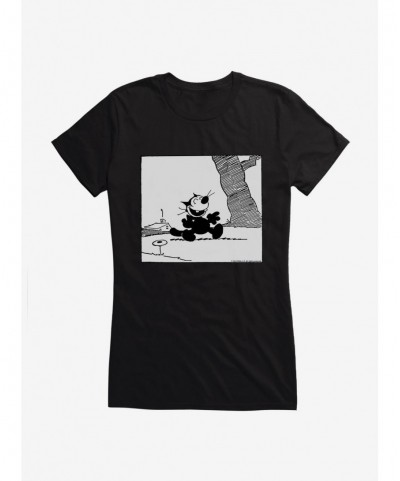 Flash Deal Felix The Cat Happy Stroll Girls T-Shirt $7.77 T-Shirts