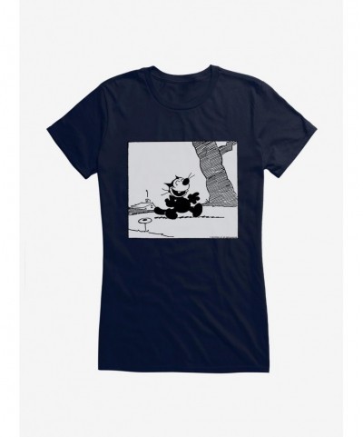 Flash Deal Felix The Cat Happy Stroll Girls T-Shirt $7.77 T-Shirts