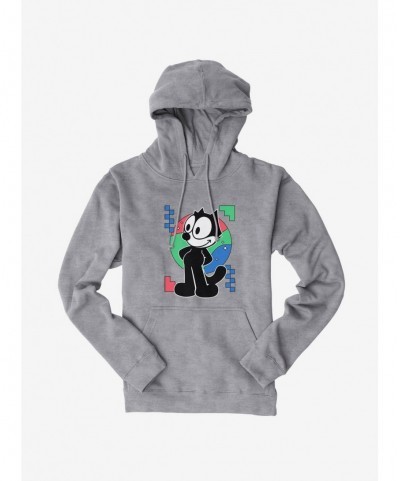 Crazy Deals Felix The Cat Diamond Stars Portrait Hoodie $14.73 Hoodies