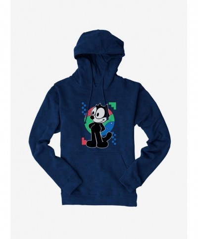 Crazy Deals Felix The Cat Diamond Stars Portrait Hoodie $14.73 Hoodies