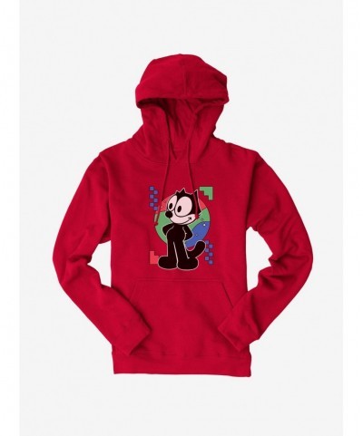 Crazy Deals Felix The Cat Diamond Stars Portrait Hoodie $14.73 Hoodies