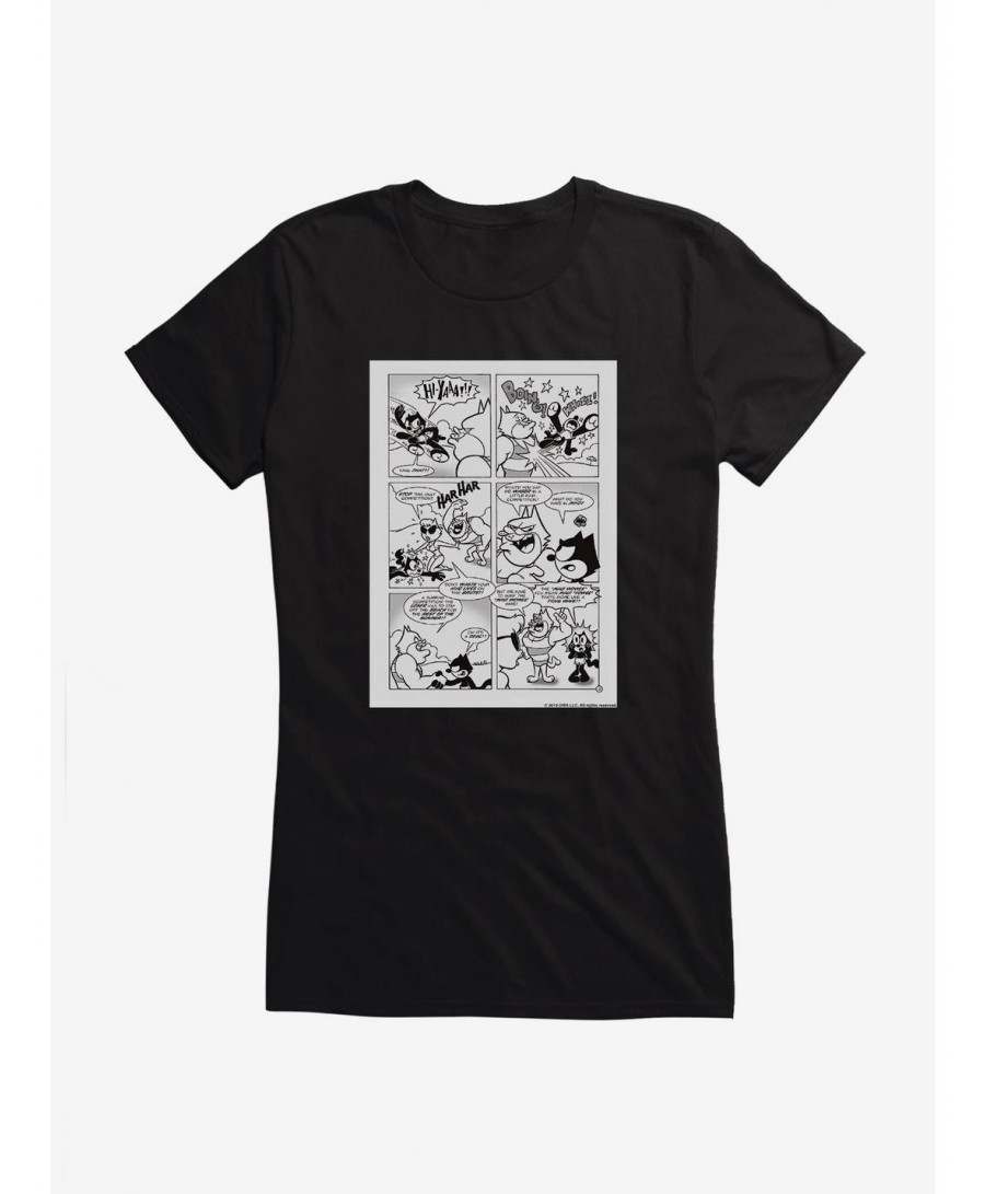 Trendy Felix The Cat Comic Strip Girls T-Shirt $6.18 T-Shirts