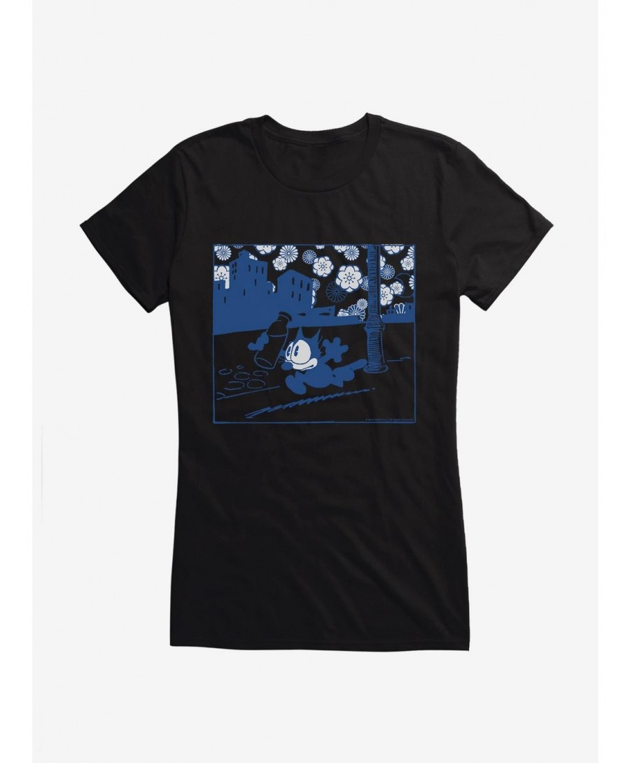 Bestselling Felix The Cat Milk Bottle Girls T-Shirt $9.16 T-Shirts