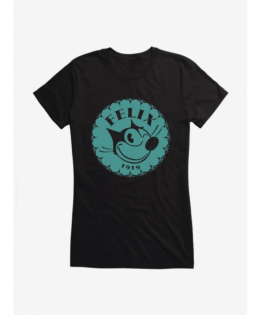 Pre-sale Felix The Cat Logo Girls T-Shirt $7.37 T-Shirts