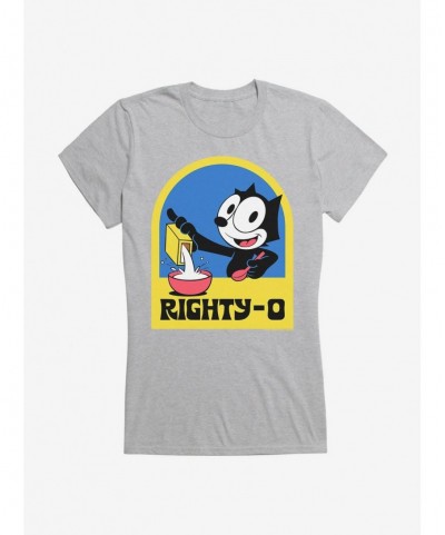 Wholesale Felix The Cat Righty-O Girls T-Shirt $7.57 T-Shirts