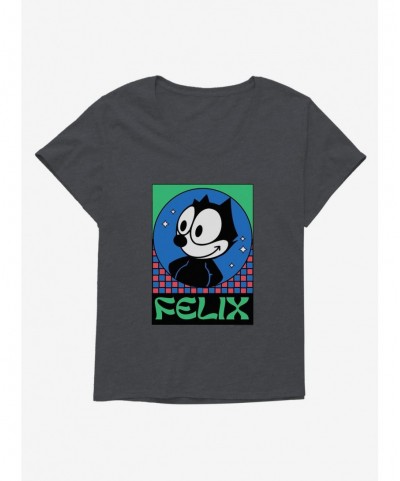 Pre-sale Discount Felix The Cat Diamond Stars Girls T-Shirt Plus Size $7.40 T-Shirts