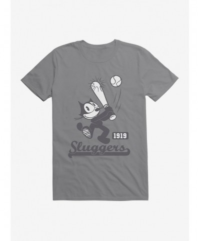 Discount Sale Felix The Cat Sluggers 1919 Baseball T-Shirt $6.12 T-Shirts