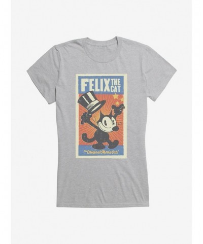 Wholesale Felix The Cat The Original Movie Cat Poster Girls T-Shirt $7.17 T-Shirts