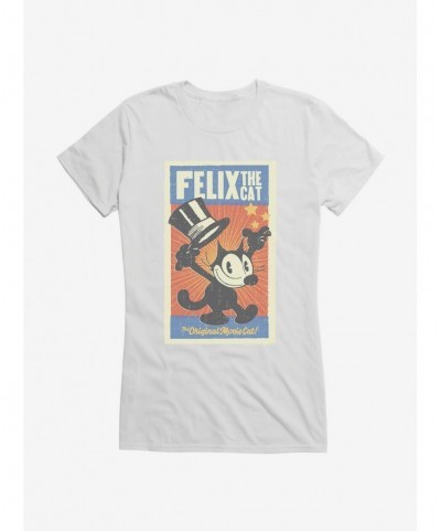 Wholesale Felix The Cat The Original Movie Cat Poster Girls T-Shirt $7.17 T-Shirts