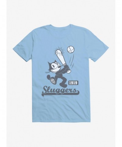 Discount Sale Felix The Cat Sluggers 1919 Baseball T-Shirt $6.12 T-Shirts