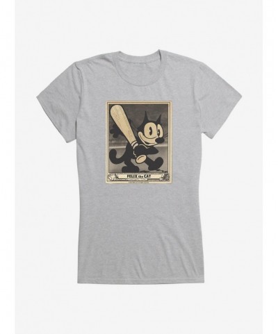 Exclusive Price Felix The Cat Baseball Card Girls T-Shirt $9.56 T-Shirts