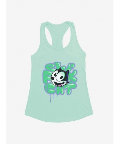 Wholesale Felix The Cat Graffiti Art Felix Girls Tank $8.76 Tanks