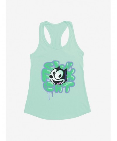 Wholesale Felix The Cat Graffiti Art Felix Girls Tank $8.76 Tanks