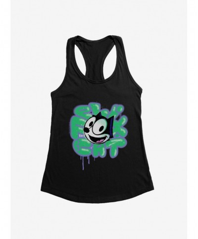 Wholesale Felix The Cat Graffiti Art Felix Girls Tank $8.76 Tanks