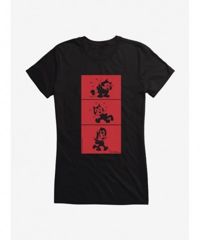 Low Price Felix The Cat Confused Girls T-Shirt $9.76 T-Shirts