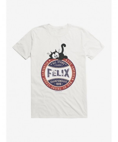 Seasonal Sale Felix The Cat All Stars Classic Championships 1919 T-Shirt $8.80 T-Shirts