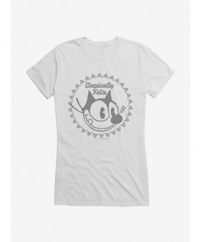 Seasonal Sale Felix The Cat Classically Felix Girls T-Shirt $7.17 T-Shirts