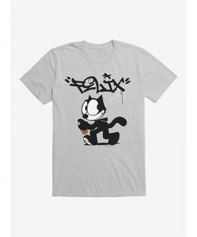 Huge Discount Felix The Cat Spray Painting Felix T-Shirt $6.69 T-Shirts