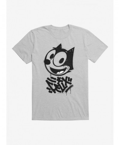 Special Felix The Cat Graffiti Art All Smiles Felix T-Shirt $9.18 T-Shirts