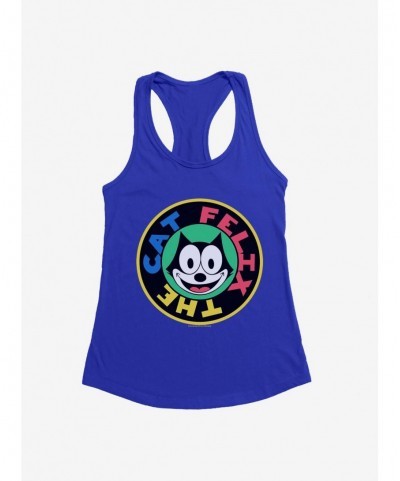 Special Felix The Cat 90s Sticker Graphic Girls Tank $6.18 Tanks