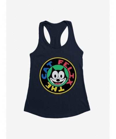 Special Felix The Cat 90s Sticker Graphic Girls Tank $6.18 Tanks