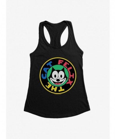 Special Felix The Cat 90s Sticker Graphic Girls Tank $6.18 Tanks