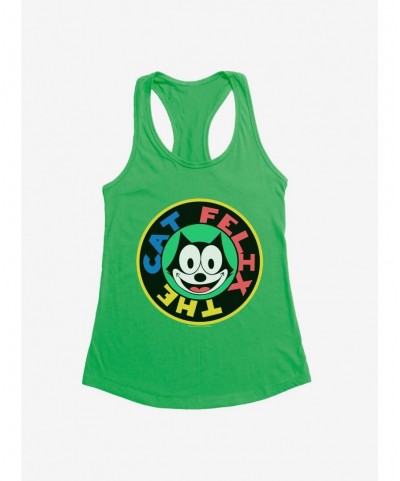 Special Felix The Cat 90s Sticker Graphic Girls Tank $6.18 Tanks