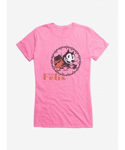 Unique Felix The Cat The Cat Cafe Felix Girls T-Shirt $6.37 T-Shirts