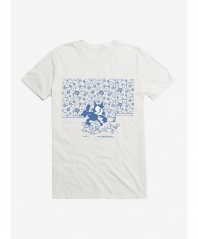 Pre-sale Discount Felix The Cat And Mouse Sketch T-Shirt $5.74 T-Shirts